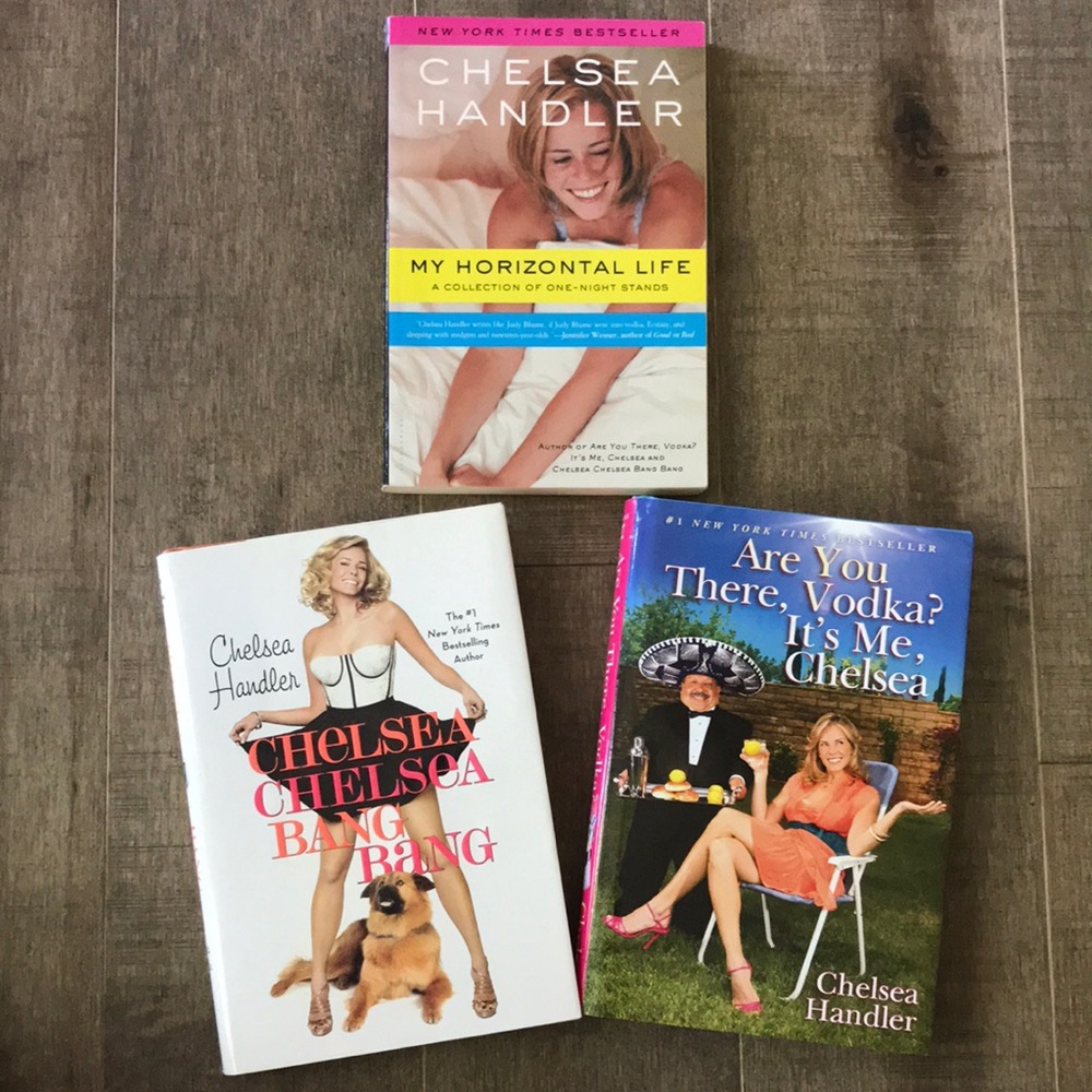 Chelsea Handler book trio
